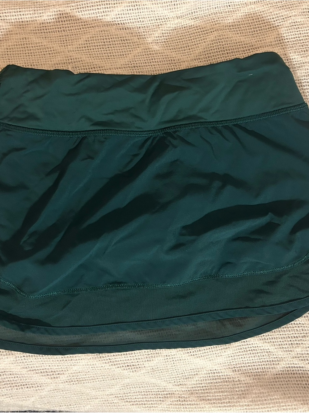 lululemon athletica Mini Skirt in Teal Green